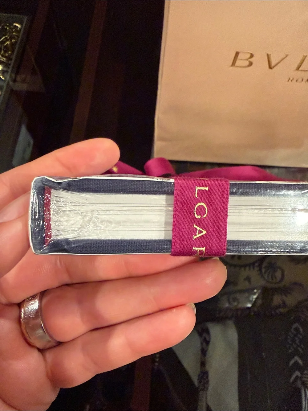 BVLGARI unopened coffee table book ready for gifting in nylon with bag